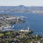 Tasmania Skilled Migration 2026-27 update featuring Hobart waterfront and Tasmania cityscape